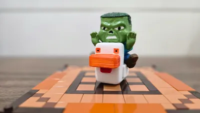 Minecraft Movie Chicken Jockey