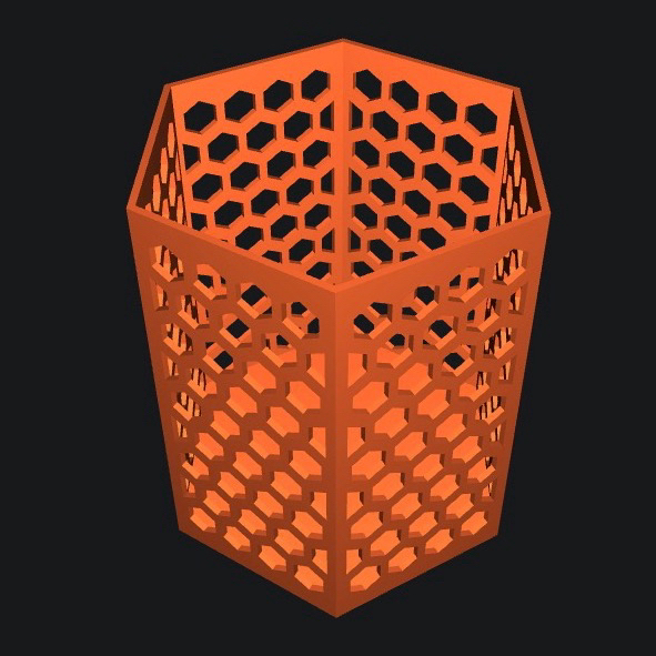 Modern Airy Pencil Holder