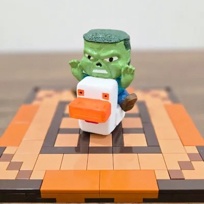 Minecraft Movie Chicken Jockey