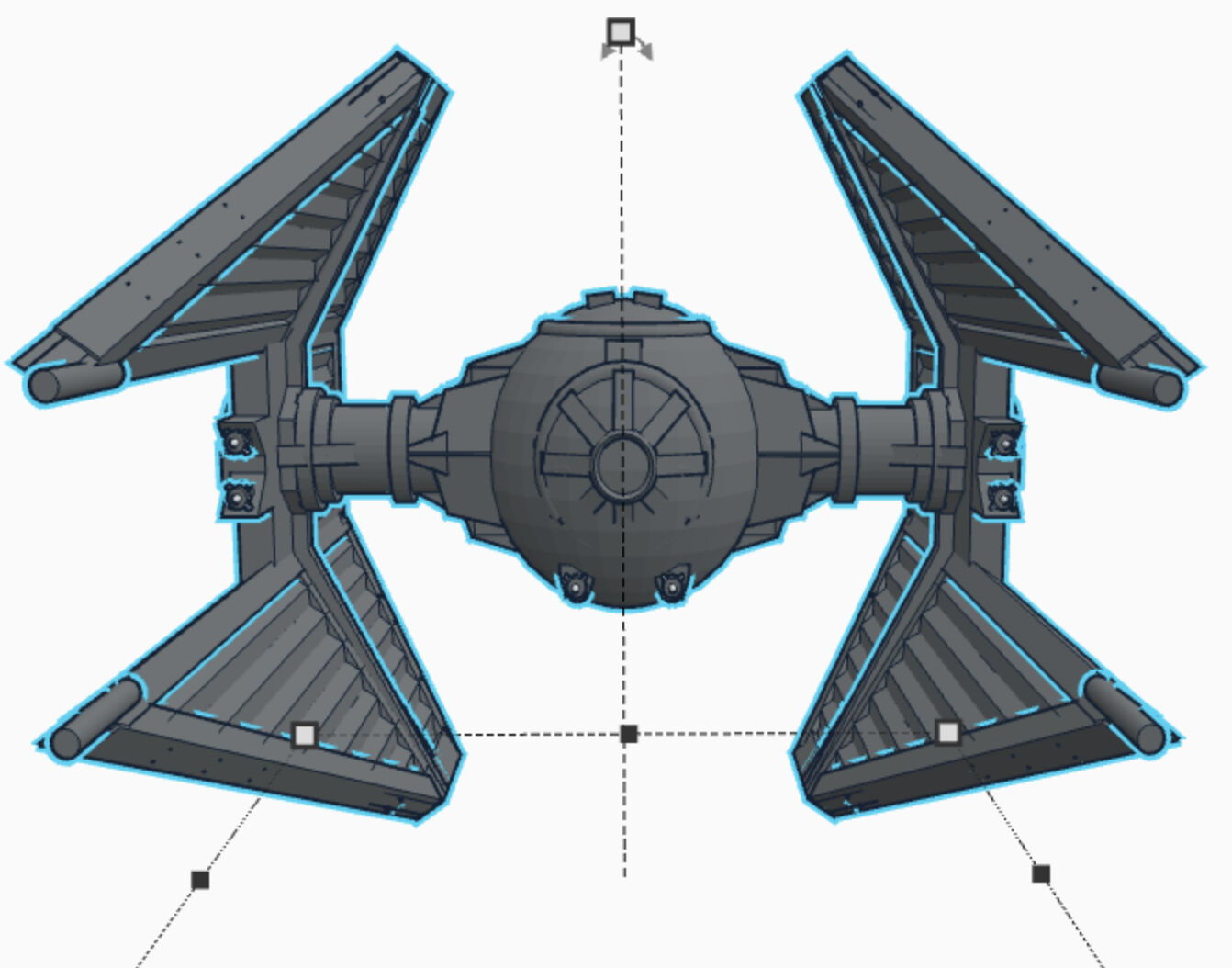 Tie interceptor — Star Wars-1