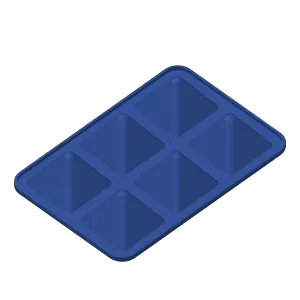 Pyramids ice tray