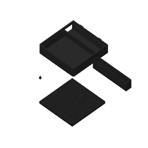 Screen box for pixel art