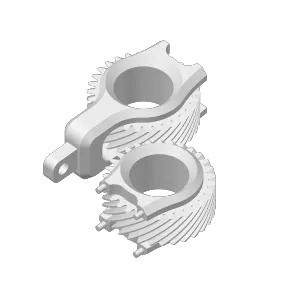 key chain fidget spinner