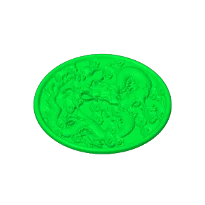  Wood Sculpture Plate（scanned by Revopoint MIN）