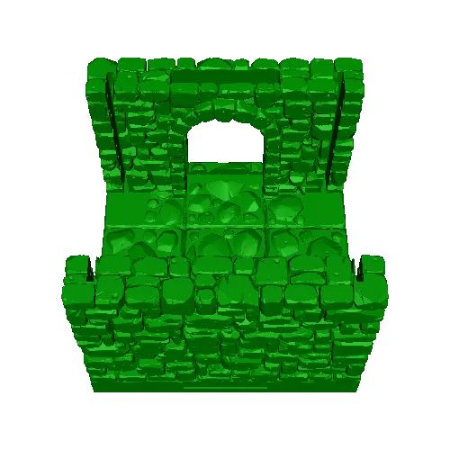 Tilescape crypt walls