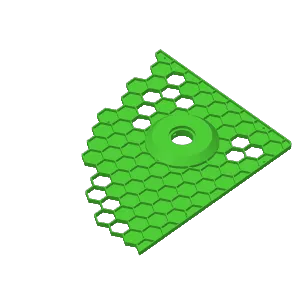 Creality K1 MAX honeycomb style side mounts kit
