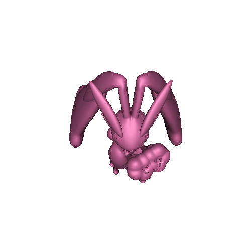 Pokemon Lopunny #428 - ¡Listo para imprimir en 3D!