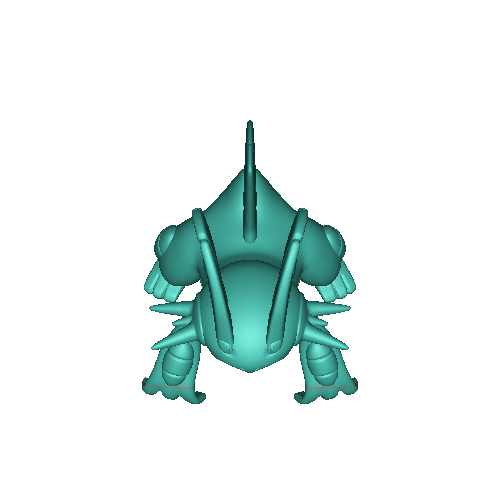 Pokemon Swampert #260 - Ready for 3D Printing!