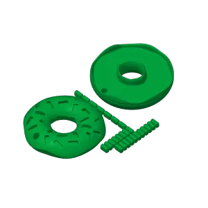 Donut Keychain