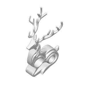 Modern Deer Sculpture