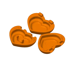 Heart-shaped ring box