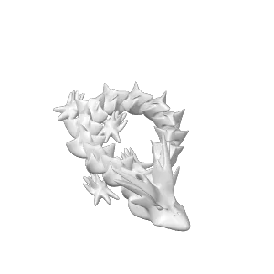 'HORNY DRAGON' - PRINT-IN-PLACE, ARTICULATED DRAGON