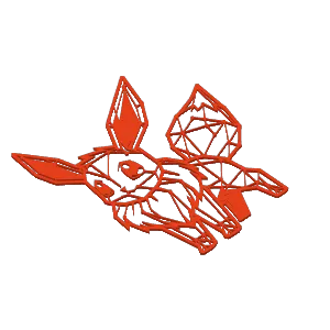Eevee - Geometric Wall Hanger