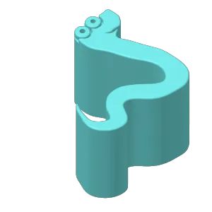 snake worm stand