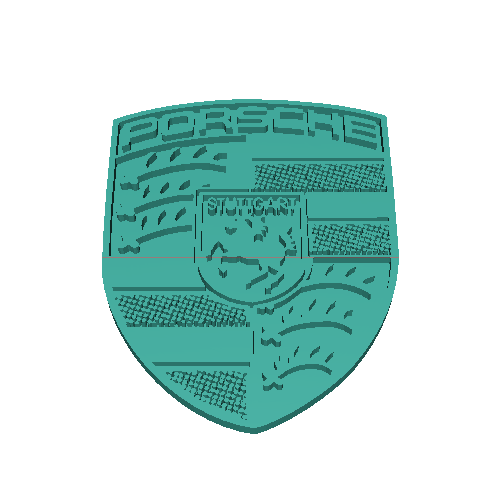 Porsche Logo Badge