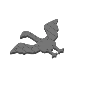 Flexible articulated goose
