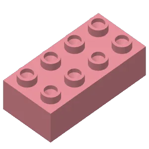Mattoncino costruzioni 2x4 - construction brick 2x4