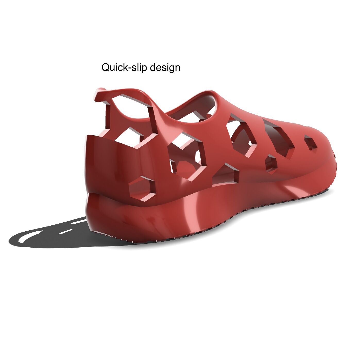 Easy Size Quick Slip Hexagon Shoe