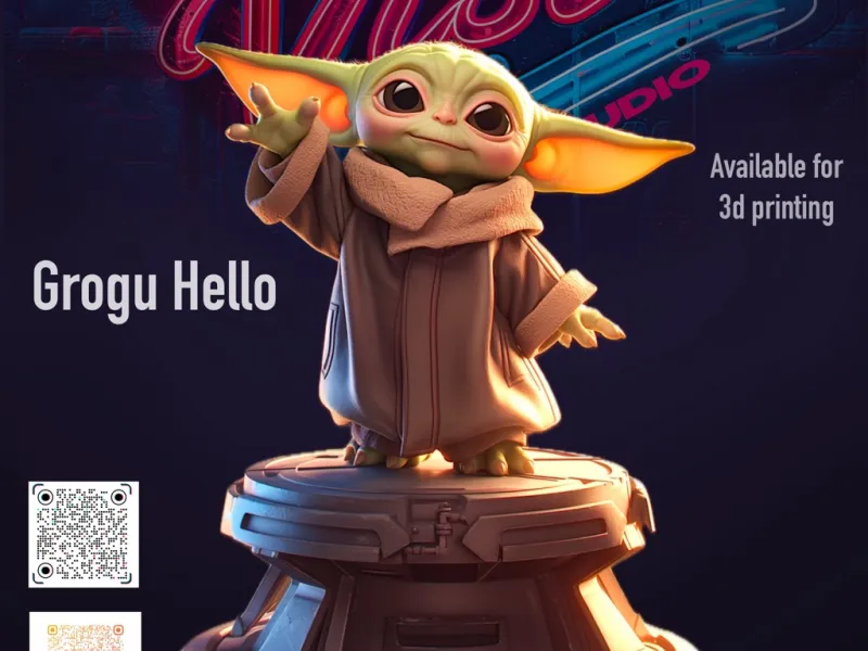 Grogu hello