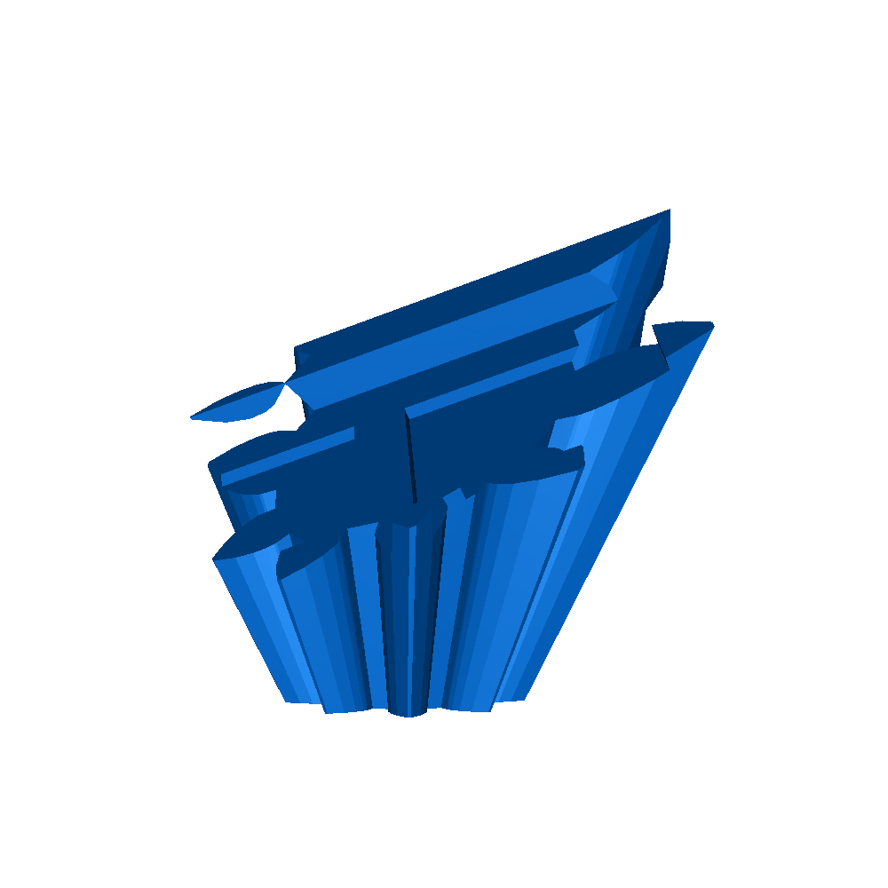 TARDIS gear cube