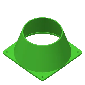 Lüfter Trichter / fan funnel fan guard