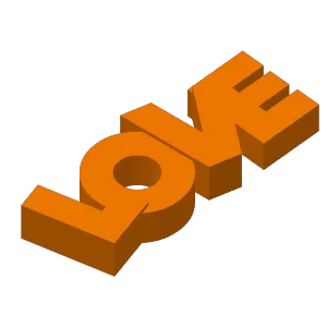LOVE SIGN (PRINT AND PAINT)