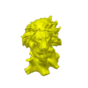 Lion on a Wood (Simba)