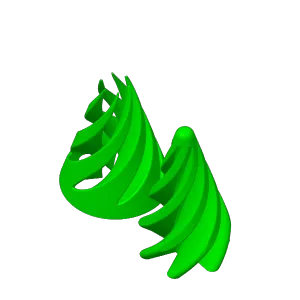 spiral cone fidget