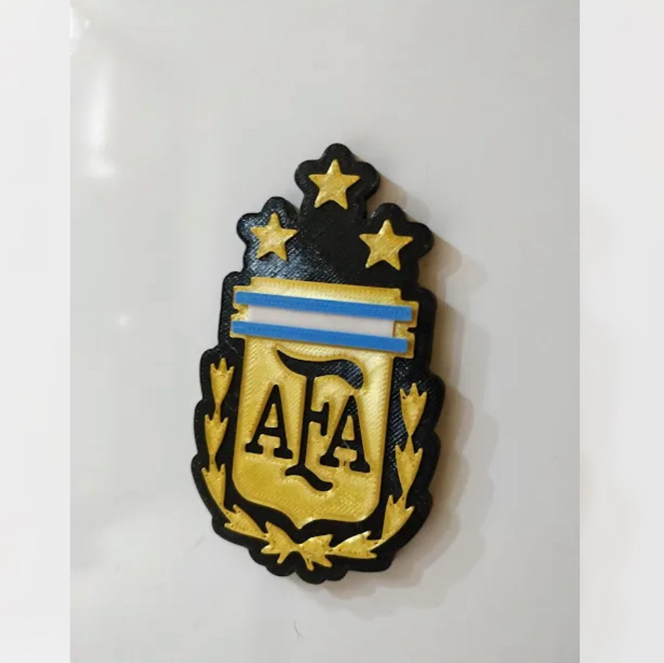 Other STL Download - Argentina soccer team logoby Crazy 3D Printer, image size:938x937