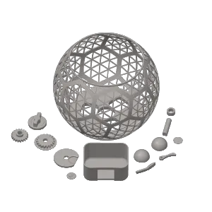3D printing optimization of simulated egg twisting machine