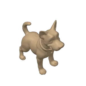 A small dog