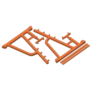 Squat Rack (1:18 scale)