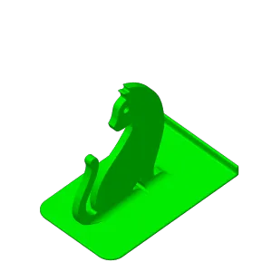Phone, Mobile phone stand with cat motif