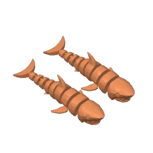 Articulated Great White Shark