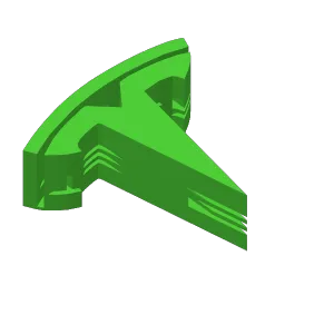 Text Flip Tesla Logo