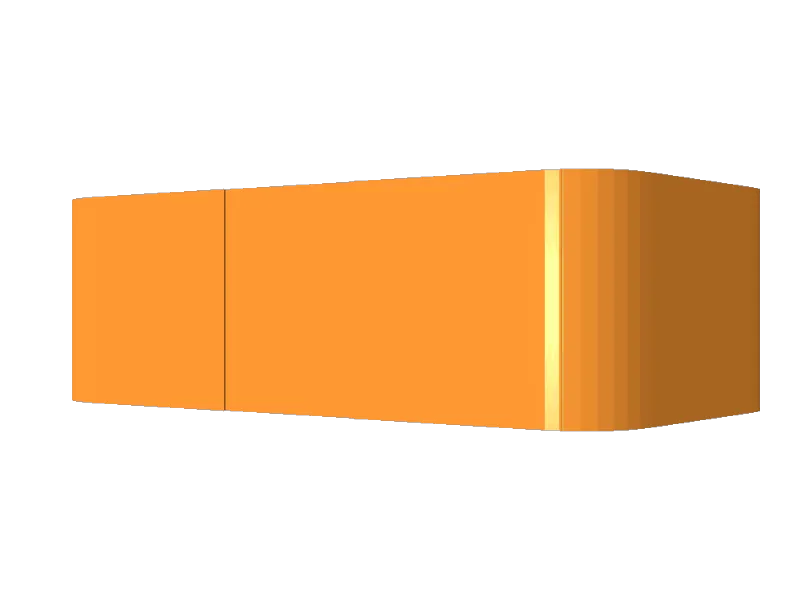 Small box devided in 2, earpkugs or hearing aid