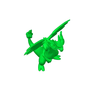 POKEMON MEGA CHARIZARD X 3D MODEL