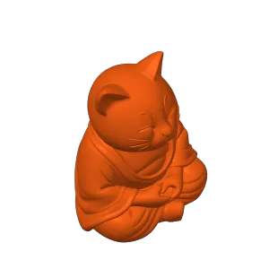 Zen Cat Buddha