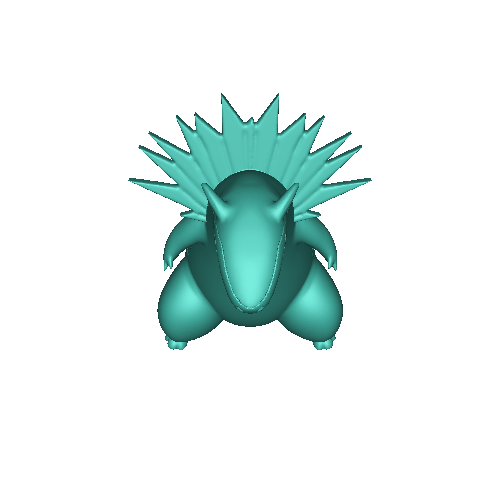 Pokemon Typhlosion #157 - Ready for 3D Printing!
