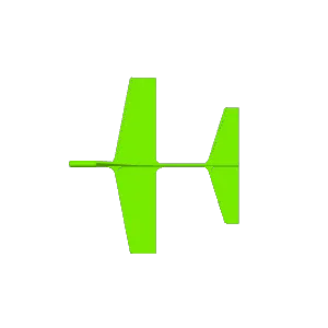 Thin airplane