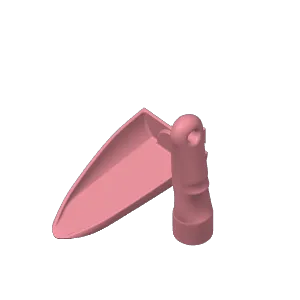Garden shovel tool trowel replaceable tool designed supports