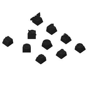 DC Super Heroes Keycaps Keyboard Computer Collection