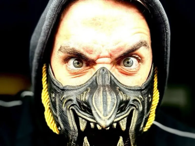 Maschera Mempo da samurai