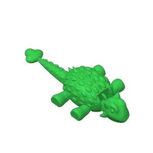 Flexi Ankylosaurus - Print in Place