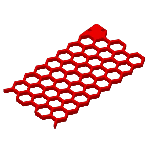 HSW - Honeycomb storage wall for the K1, K1C and K1 SE