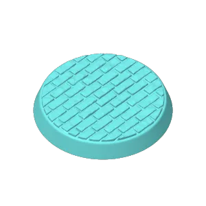 Round base for miniatures