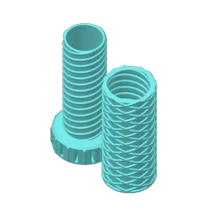 Triple Threaded Cylinder Assembly