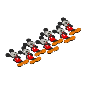 Mickey Mouse Keyring