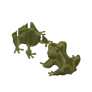 Single Extruder - Dual Color - Burp the Derpy Frog