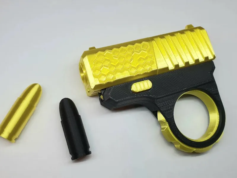 Sliding, Spinning Fidget Pistol (does NOT fire)
